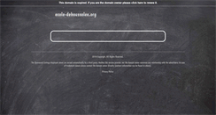 Desktop Screenshot of ecole-deboussolee.org